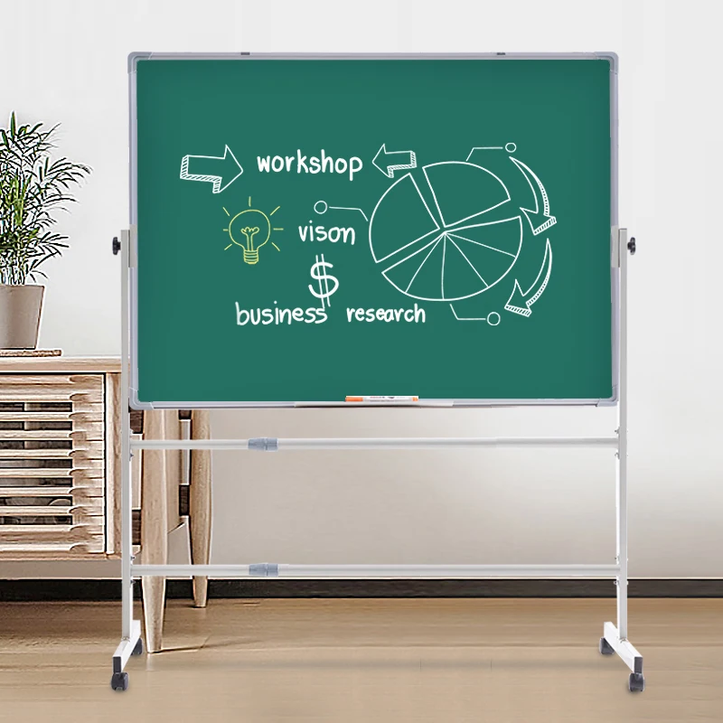 38 cm x 27 cm chalk board green kids adjustable easel magnetic chalkboard writing board for children