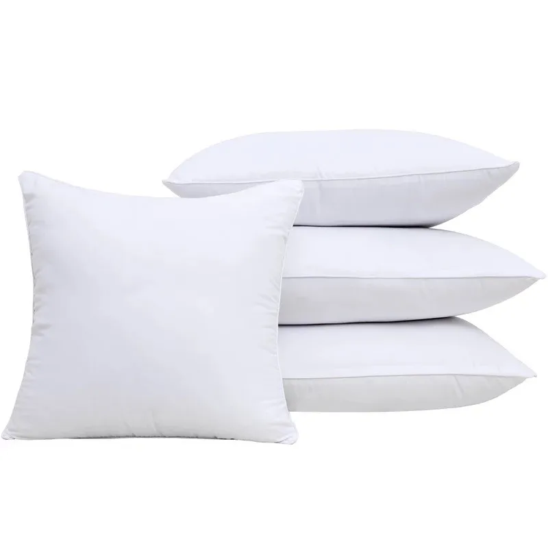 Pure White  Polyester Filling Inserts  Form Sham Stuffer 16 x 16inches Square Throw Pillows