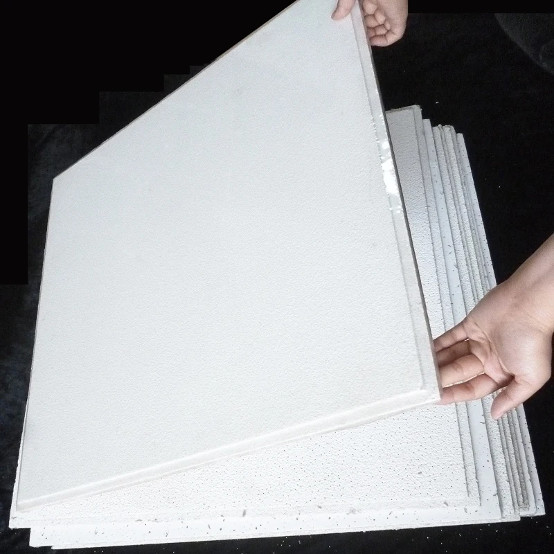 sandy texture acoustic suspended mineral fiber ceiling tile