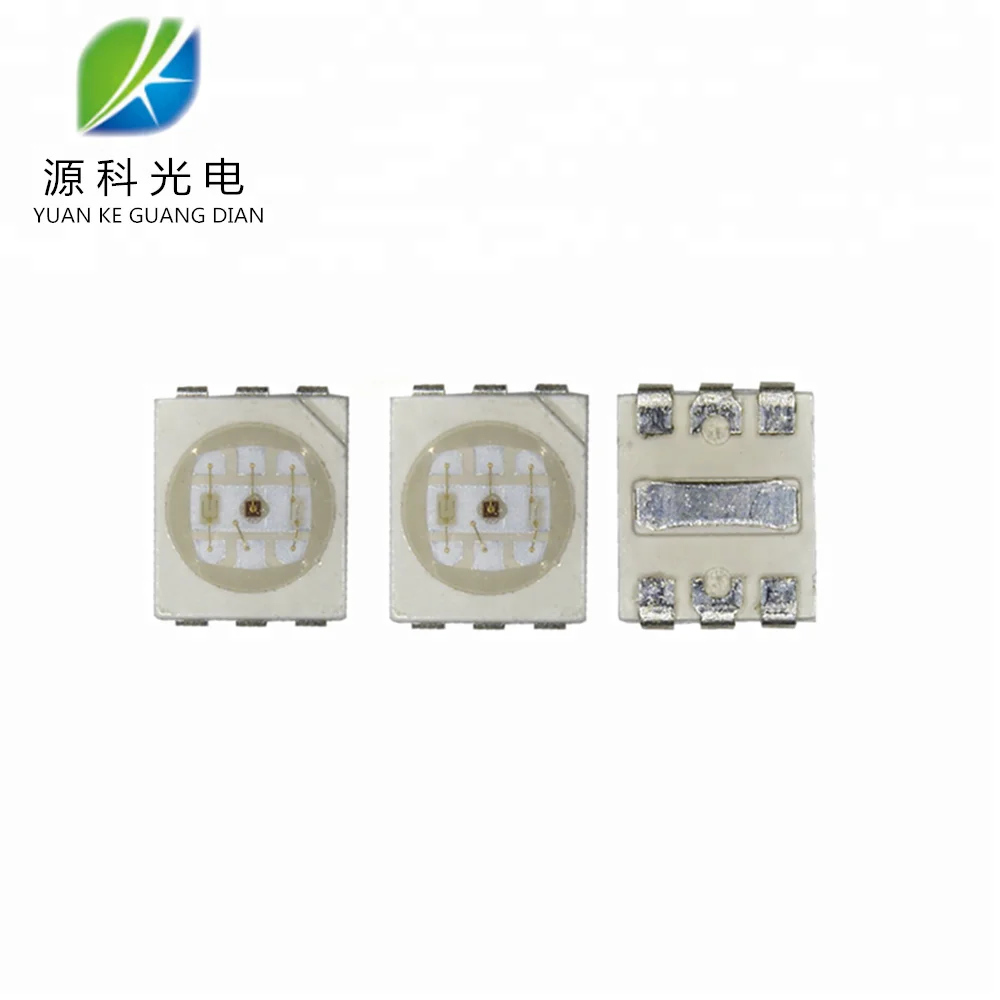 New products 2835 SMD LED RGB 0.6w 6-pin 0.2W rgb 5050 led chip