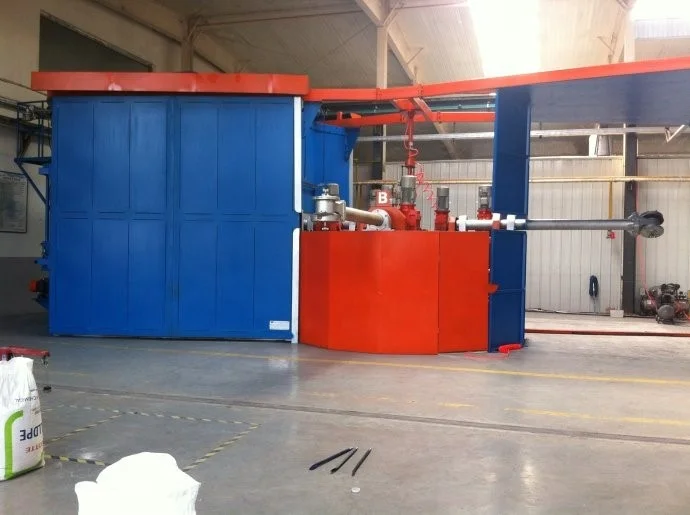 4A-4500 rotational moulding machine water tank T/T,L/Carm rotomoulding machine