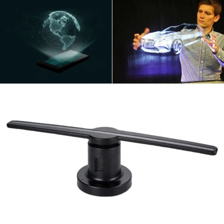 Wholesale 42cm 3D holographic advertising display fan 12V DC hologram led fan with WIFI and app