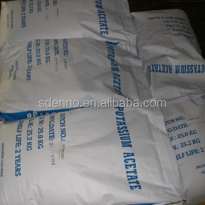 Industrial grade High quality white powder 99 % Potassium acetate