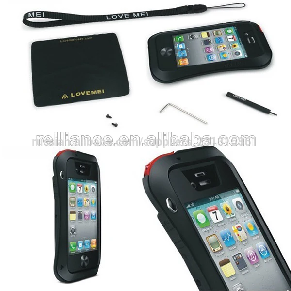 противоударный водонепроницаемый плесени сделать сотовый телефон случае оптовой для iphone 4 4s
