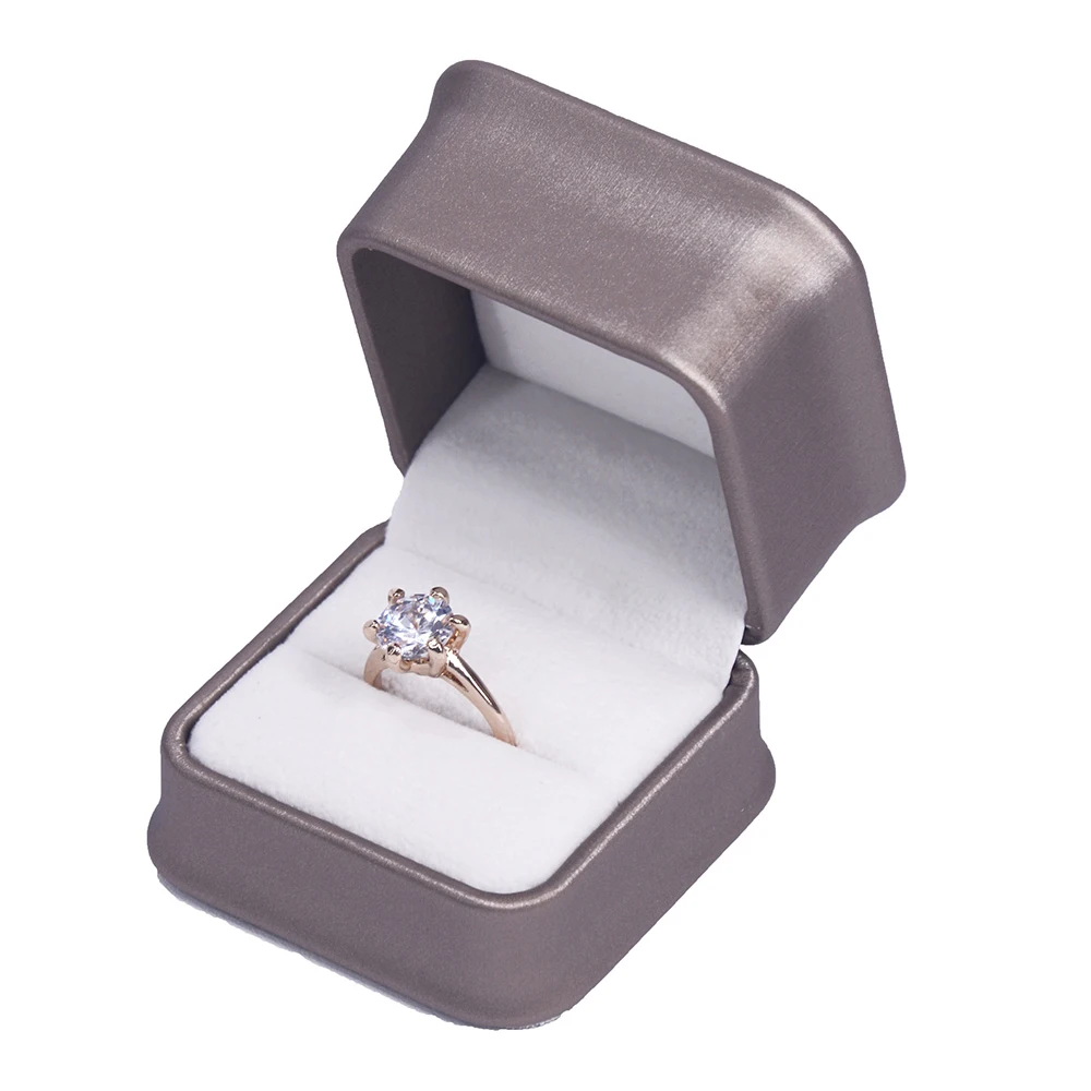 Factory Flat Wholesale Jewelry Packaging Engagement Ring Box For Jewelry