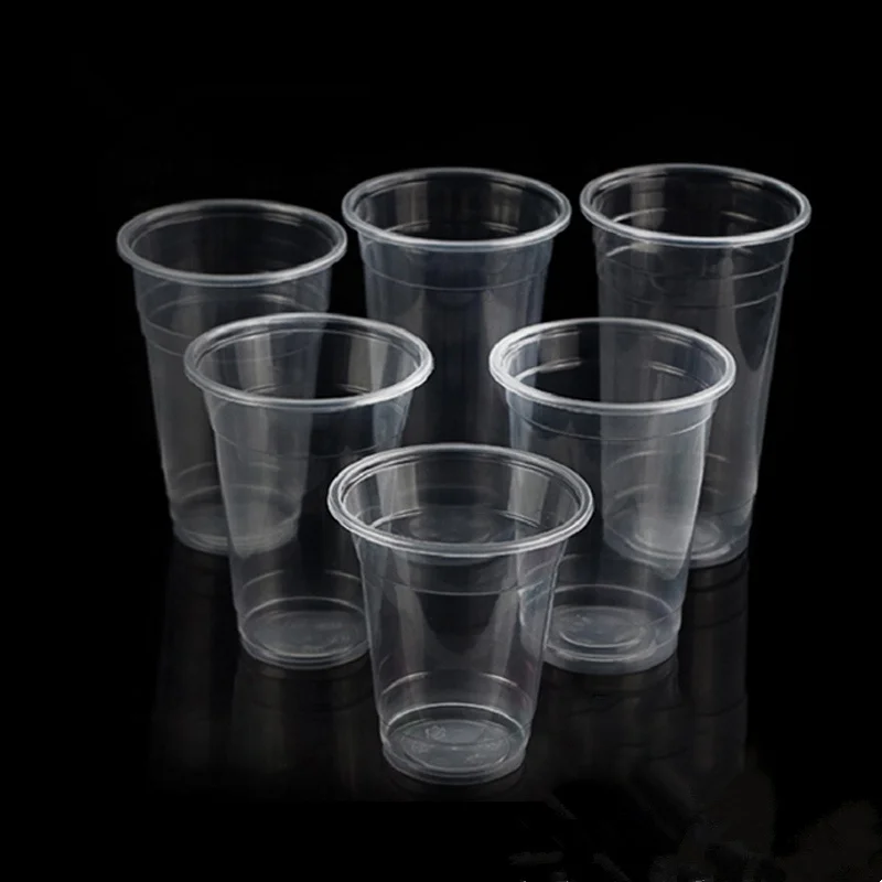 Disposable Clear Plastic Cups 9 oz 10 oz PLA 100% Biodegradable Cup