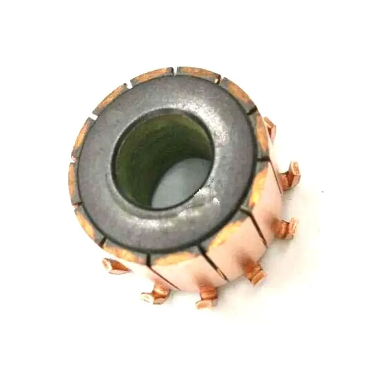 hot sale DC motor part,12 segments micro motor commutator  OD21.5*ID10*H14.5 free sample hook  type