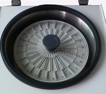 China Table type hematocrit centrifuge with 24 capillary 75mm blood vessel capillary