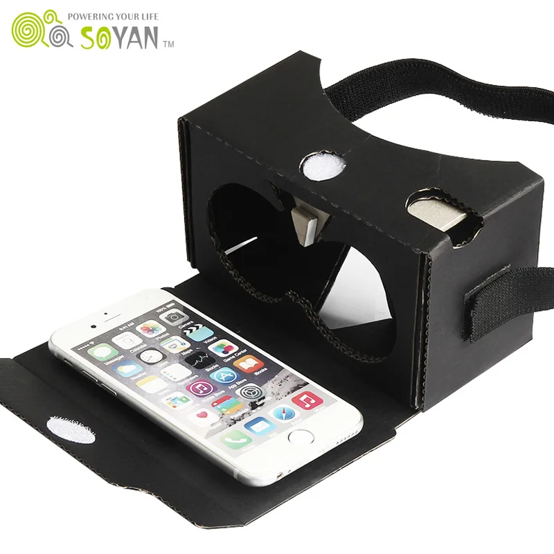 Acrylic Google Cardboard Biconvex Lens,Custom Logo Google Cardboard VR,Cardboard Google GB01