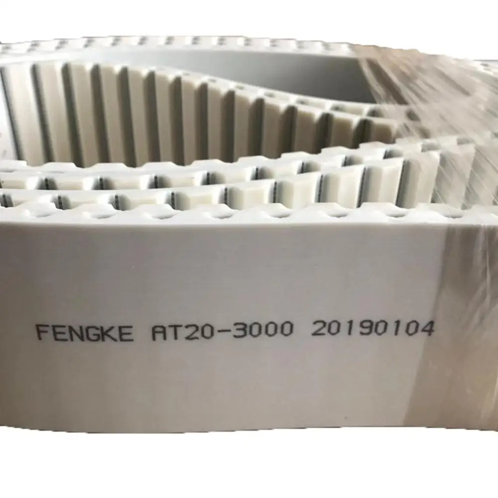 50AT20-3000 High Quality Endless White PU Timing Belt