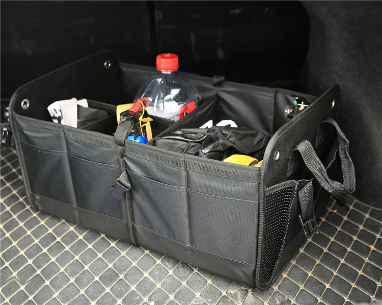 Non Slip Bottom Strips Multi-functional Organizer Car Trunk