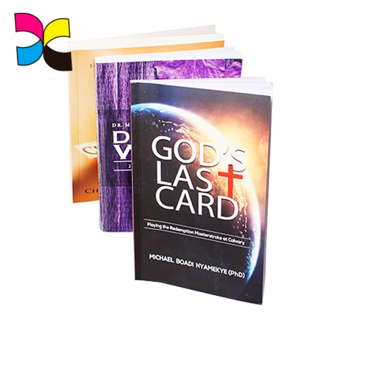 Perfect binding softcover book full color own story printing customized novel A5 size paperback