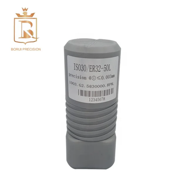 
50mm ISO30 Tool Holder for HSD Machine Spindle M12 X 1.75 1.5 Years <0.005mm HRC56-60 20crmnti/40cr Milling 0.62KG Ra<0.2 Borui 