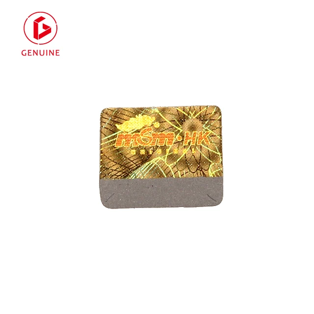 Watermark certificate visa card transformers silver scratch off hologram sticker