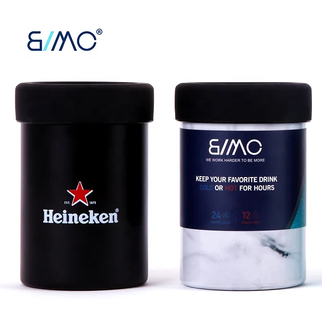 Бесплатная доставка, охладитель пива, охладитель банок для напитков, вакуумная Изолированная баночка с двойной стенкой, изолятор, подходит для стандартного металлического всесезонного контейнера 12 унций