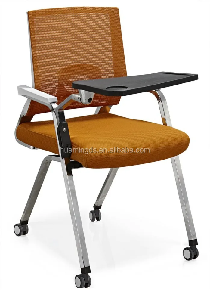 Fashionable training folding chair with writing board