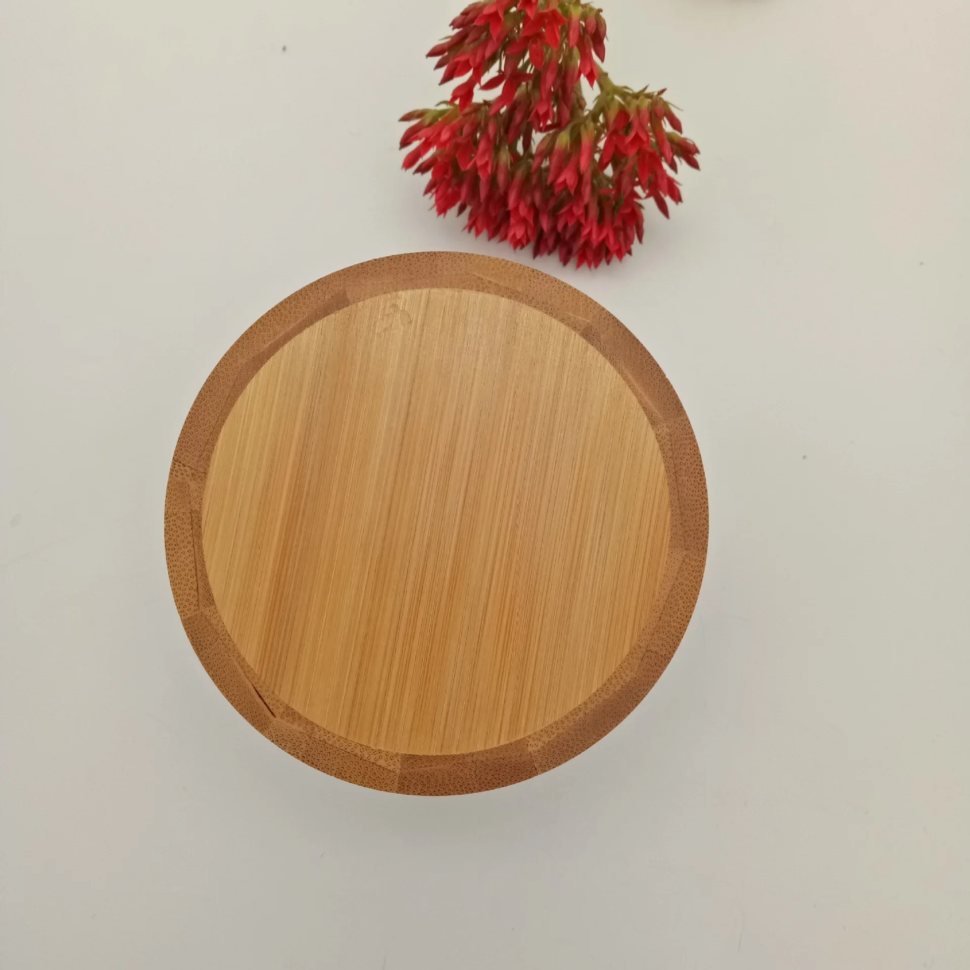 Eco-Friendly Professional-Grade 100% Organic Bamboo Salt Box Durable Salt And Pepper Storage Container For Kitchen