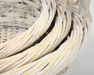 Willow Material Oval Wicker Basket Use for Fruits Flowers and Gifts
