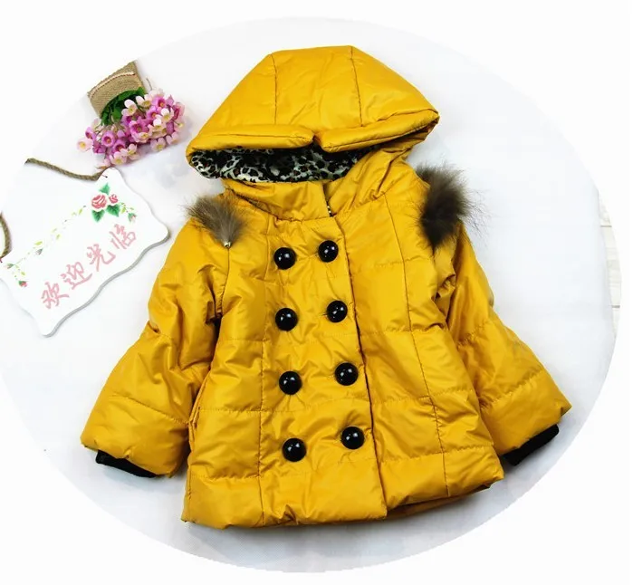 Custom your private label long  girls coats best selling warm winter coat for kids