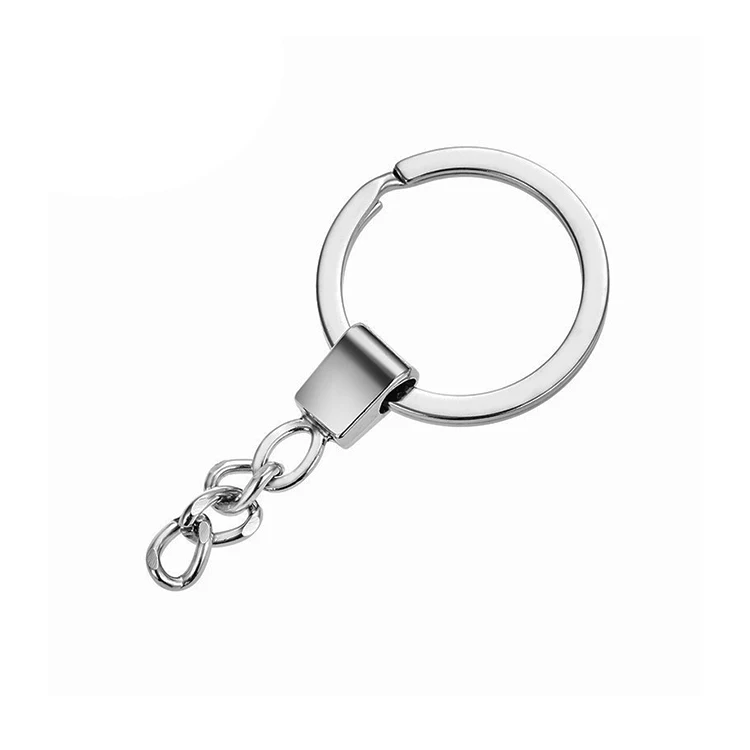 Customized OEM ODM  Carbon Steel or Stainless steel 10mm 25mm 30mm Split key ring