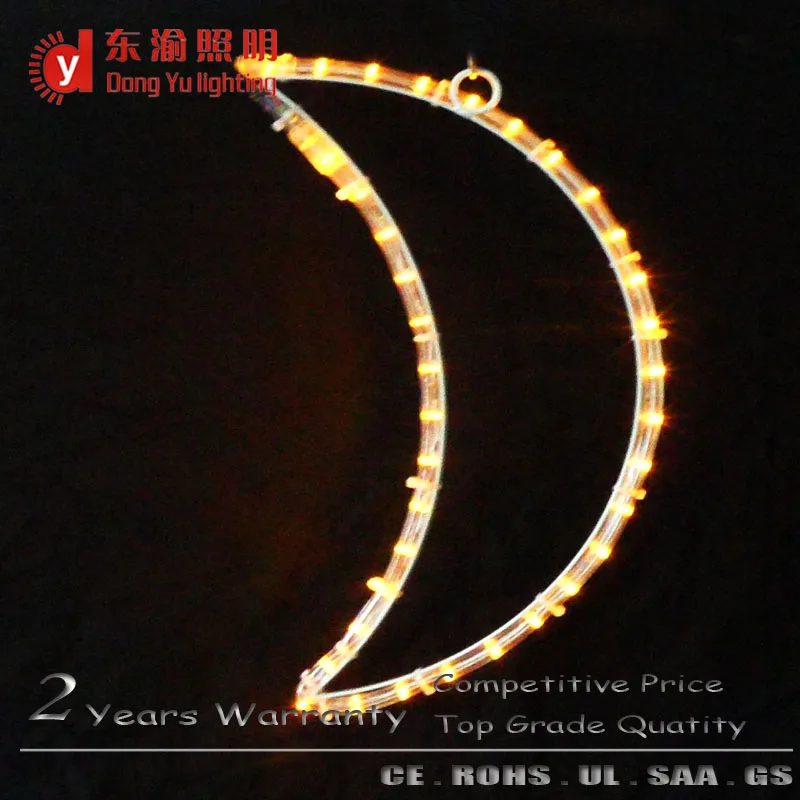 
LED ramadan warm white moon motif light room or outdoor lighted deco 