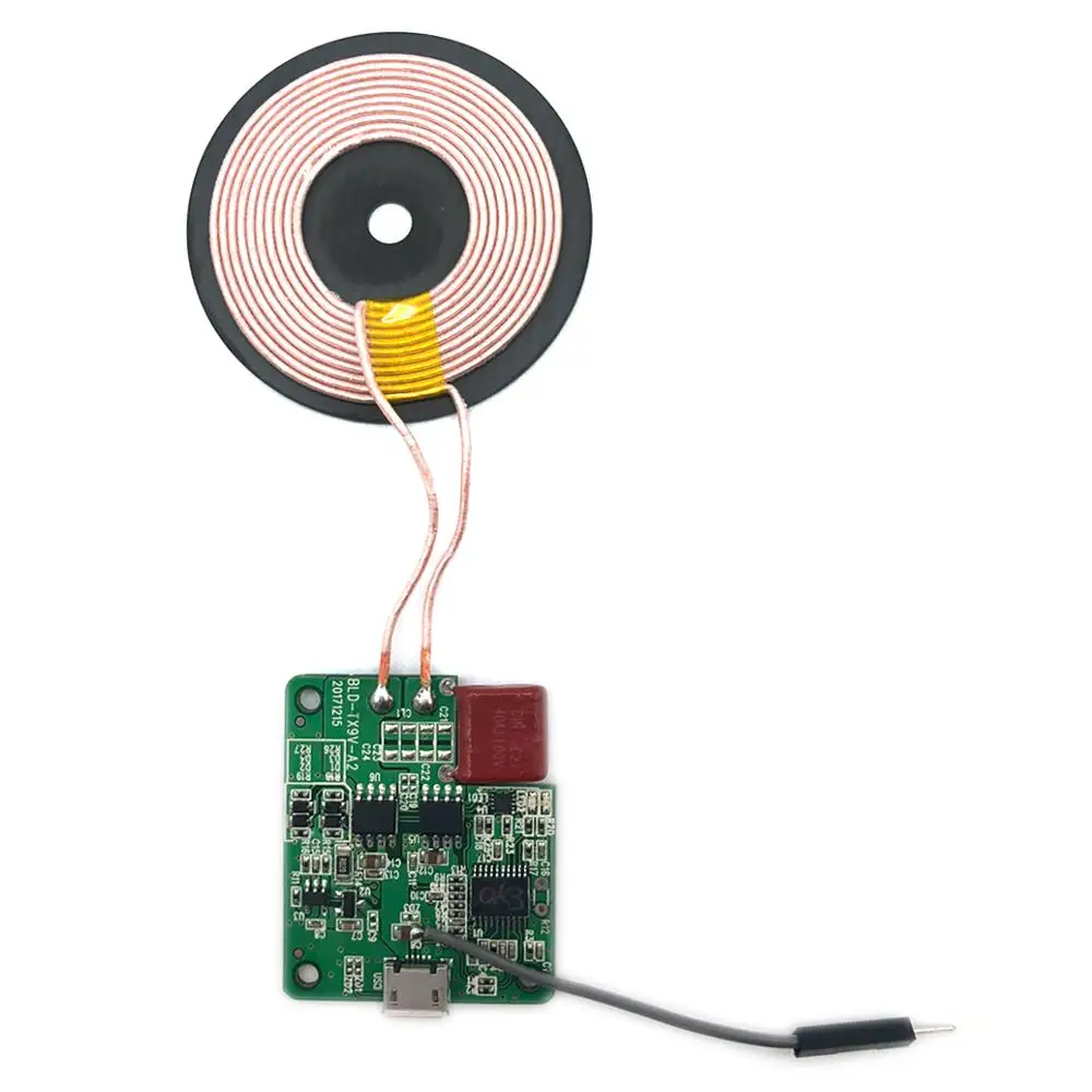 Модуль быстрой беспроводной зарядки 10 Вт/7 5 Вт/5 Вт Беспроводная зарядка PCB Заводская поставка принимаем OEM