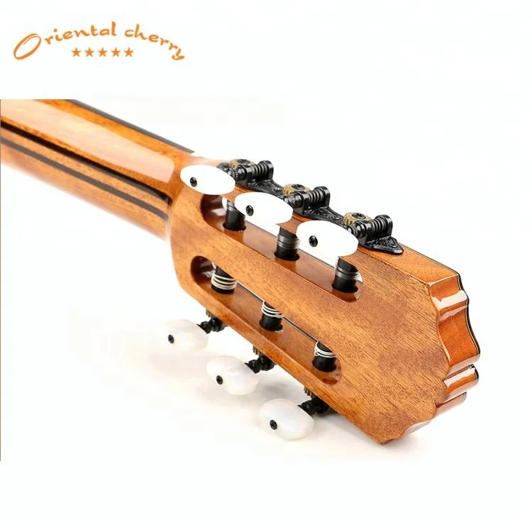 Professional solid wood hand made grand concert double top classical guitar