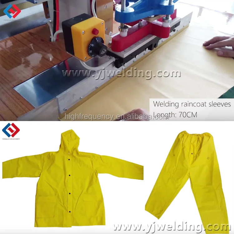 Disposable rain poncho making machine ,poncho raincoat adult welding machine