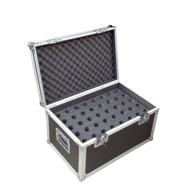Factory Professional Customized Air Aluminum tool trolly flight Case for music dj equipment