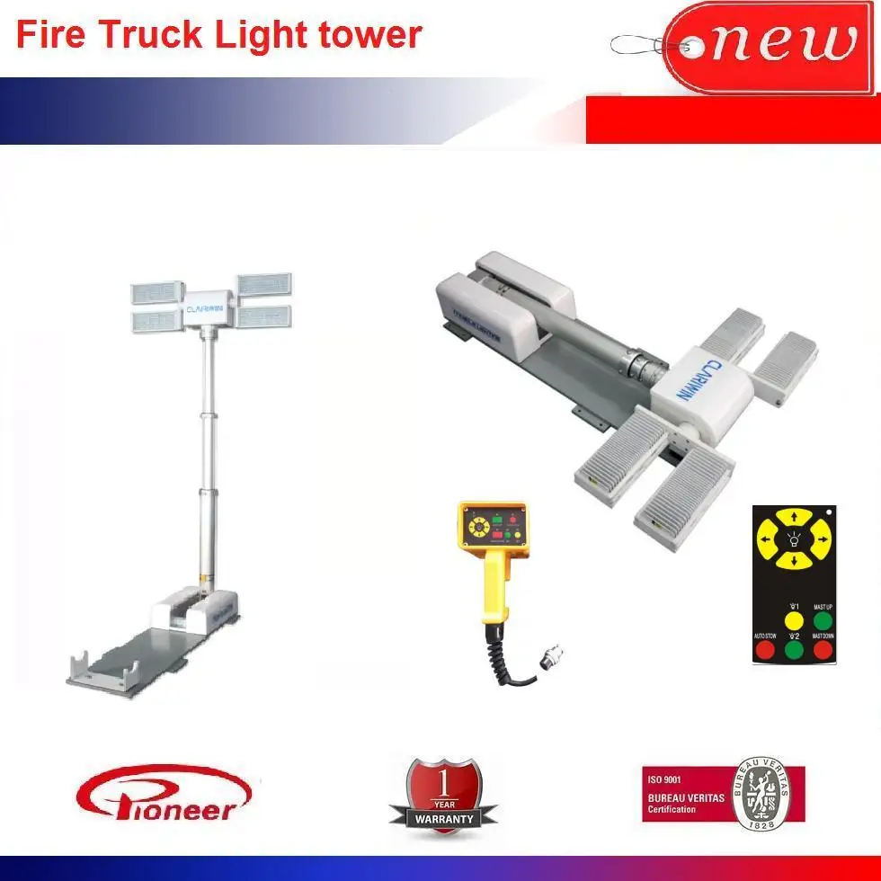 3meter to 5 meter vehicle telescopic pneumatic folding mast light