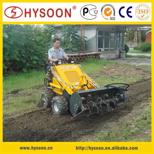Farm construction walk behind mini excavator tractor