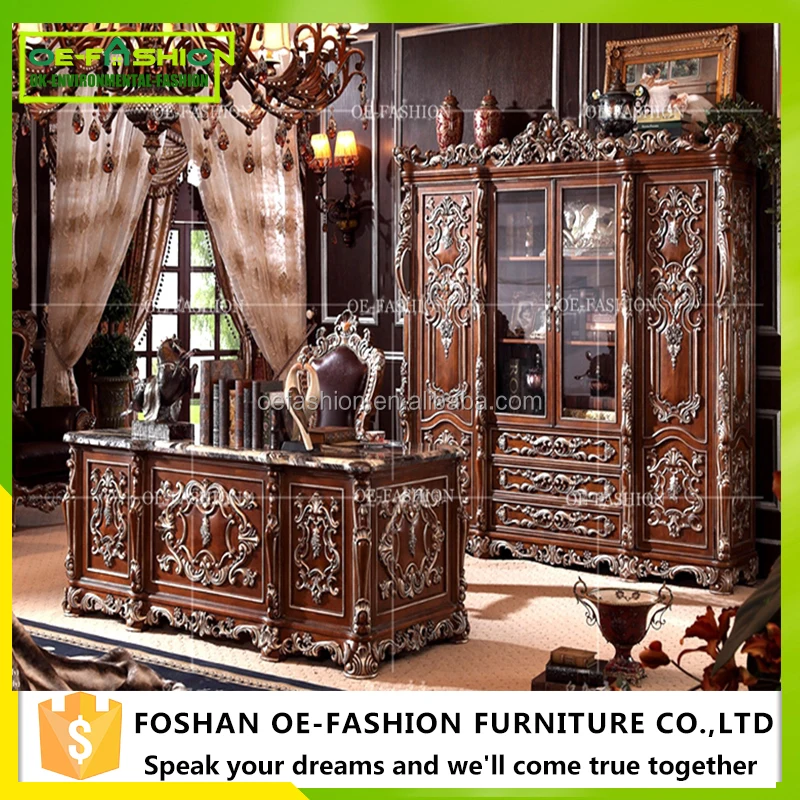 OE-FASHION Luxury wooden home living room sofa set furniture from China