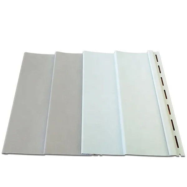 Factory Supply Cheap Price Wooden Texture American Style 8' Fireproof PVC Vinyl Siding Panel for Exterior Walls