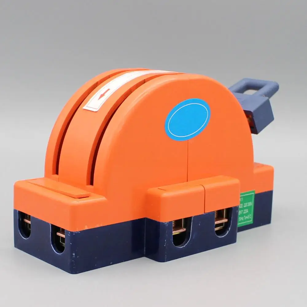 2Pole double throw knife switch types of power change over switch