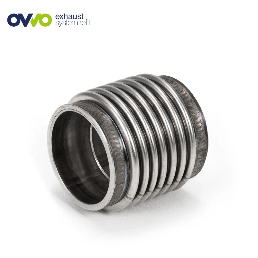 
Flanged 201 / 304 Corrugated Hose Exhaust Stainless Steel Bellows 