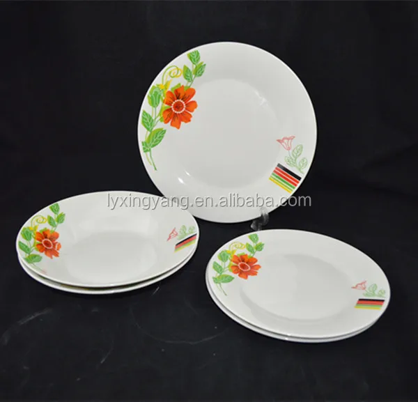 Turkmenistan 12pcs dinner set porcelain , elegance fine porcelain dinner