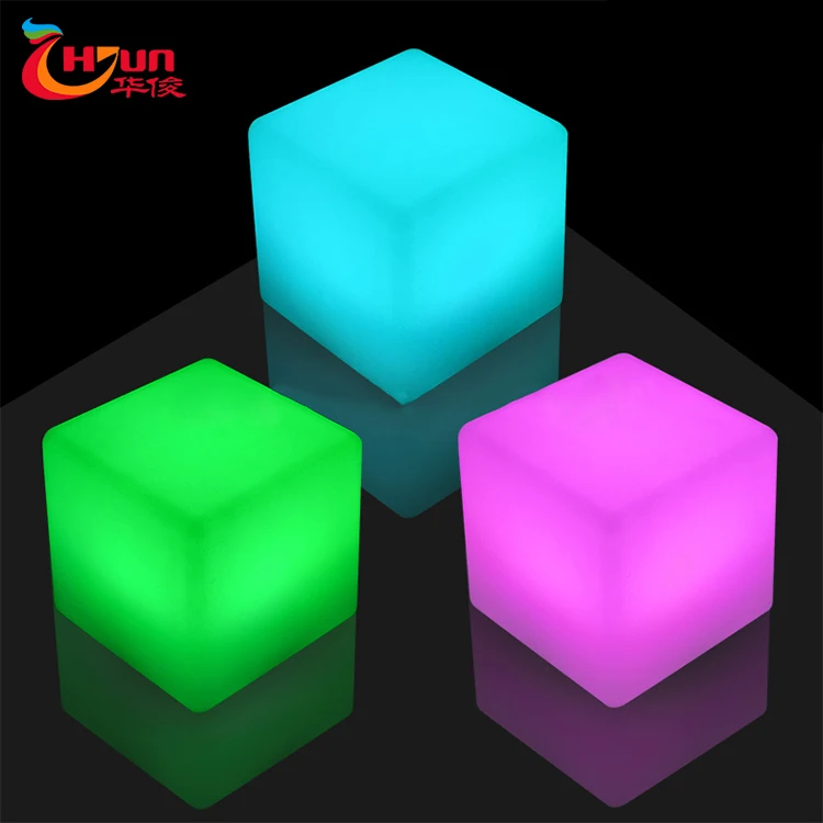Color Changing Waterproof Led Outdoor Garden Light Led Cube