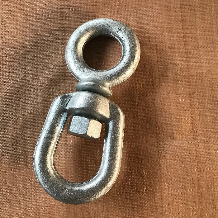 Custom size carbon steel chain swivels G401