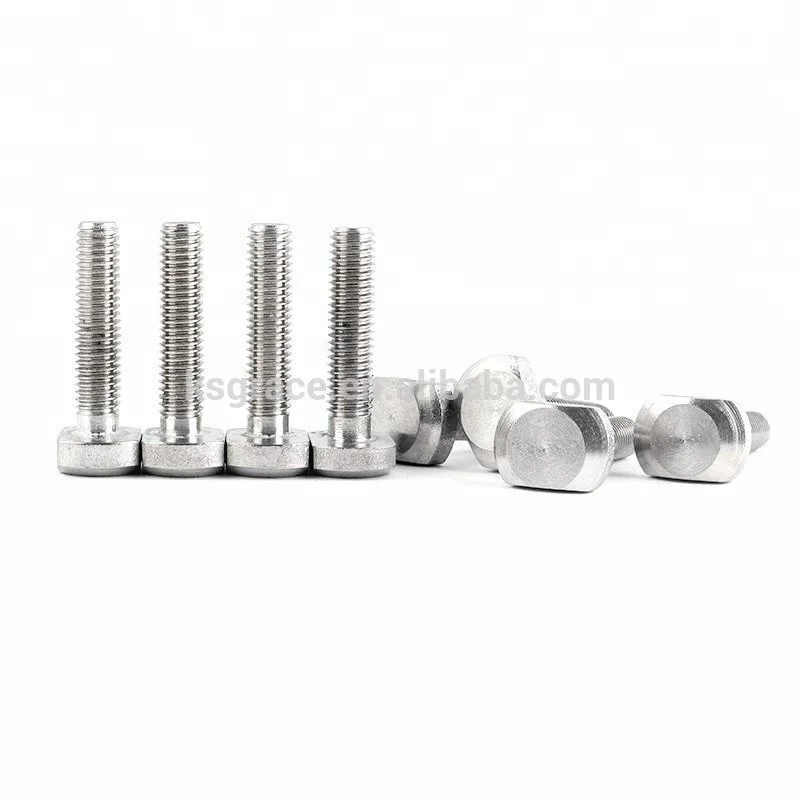 DIN 25192 T Type Bolt  T-slot T-Head Bolts (Hammer Head Bolts) For Railway Vehicles