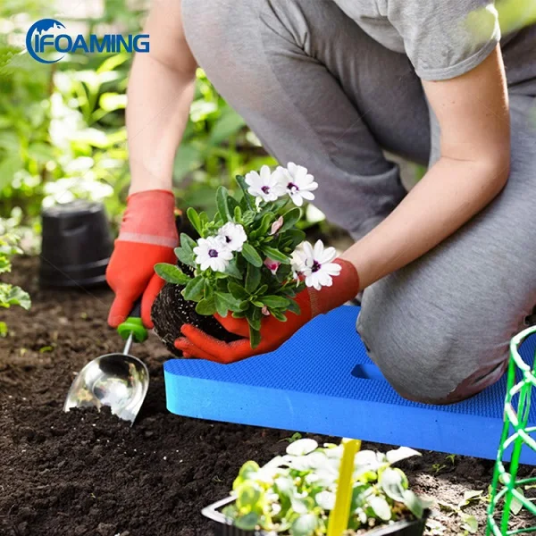 Amazon Hot Sale EVA Garden Kneeler Thick Garden Kneeling Pad Green