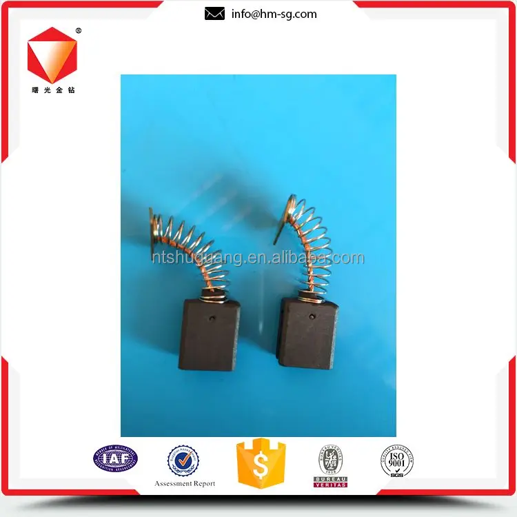Top supplier low density carbon brushes for hilti motors