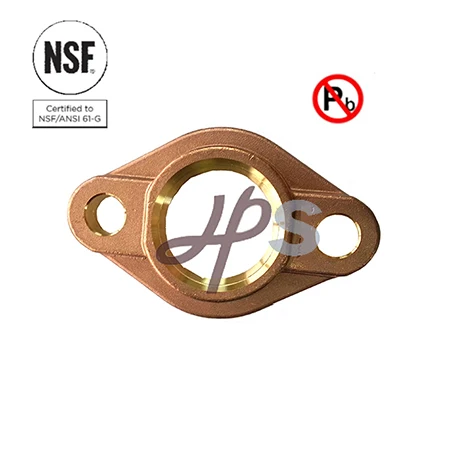 
NSF-61 Approved Lead Free Brass or Bronze Water Meter Flange 