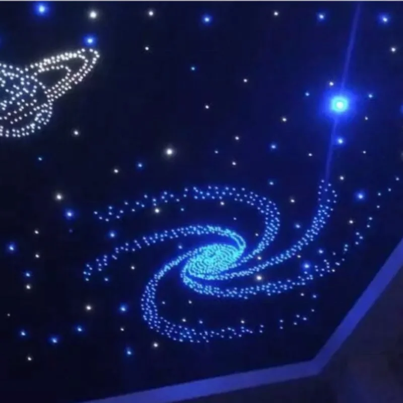 5w Diy led RGB PMMA optical fiber car roof top ceiling star light for car decoration