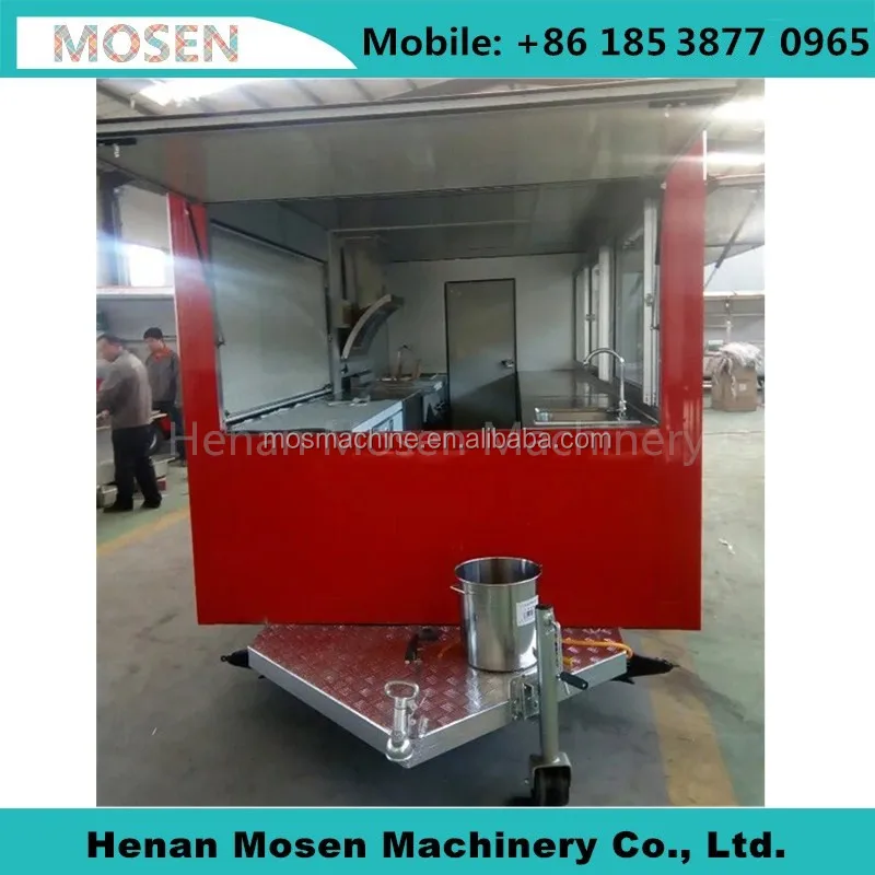 hot dog ice cream food cart concession trailer, mini truck food, used food trucks for sale in USA