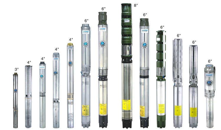 1.5kw ac solar deep well pump 100 meters submerged pump solar