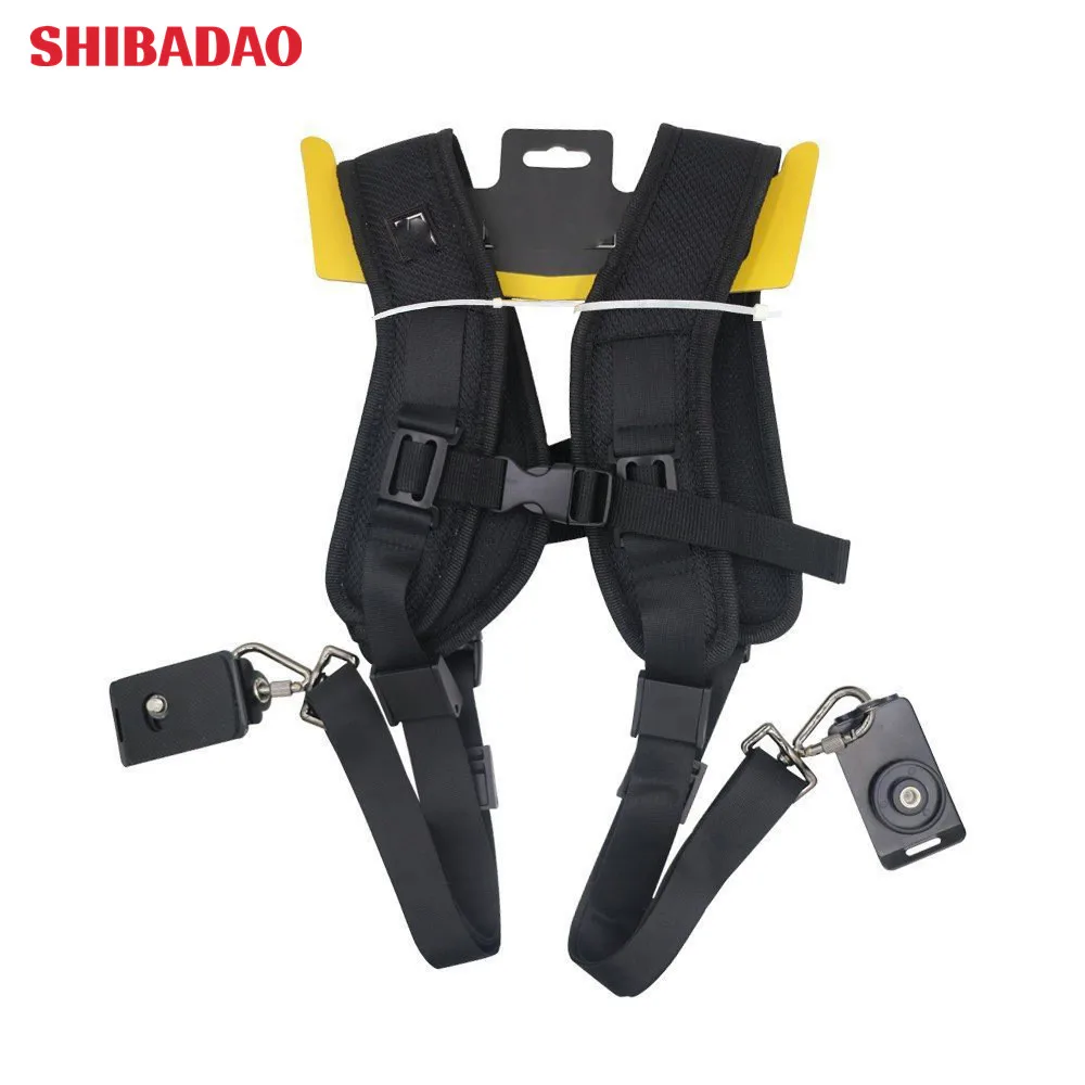 Наплечный/шейный ремень для камеры с быстроразъемным креплением для двух цифровых зеркальных камер DSLR