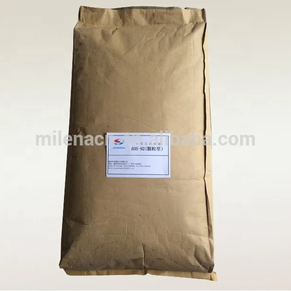 high quality 92%Sodium alpha-olefin Sulfonate AOS  powder
