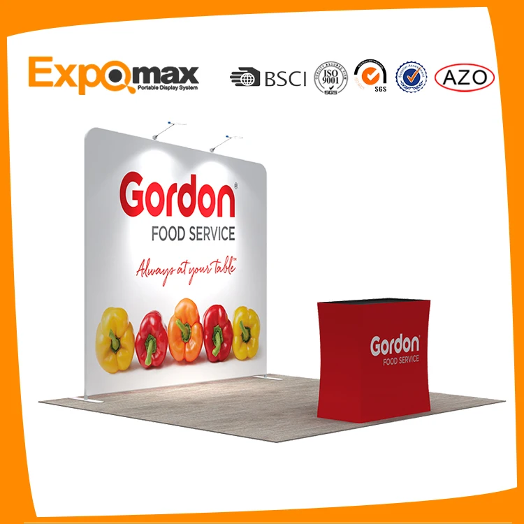 Горячая Распродажа алюминиевая выставка удобная система торговой выставки