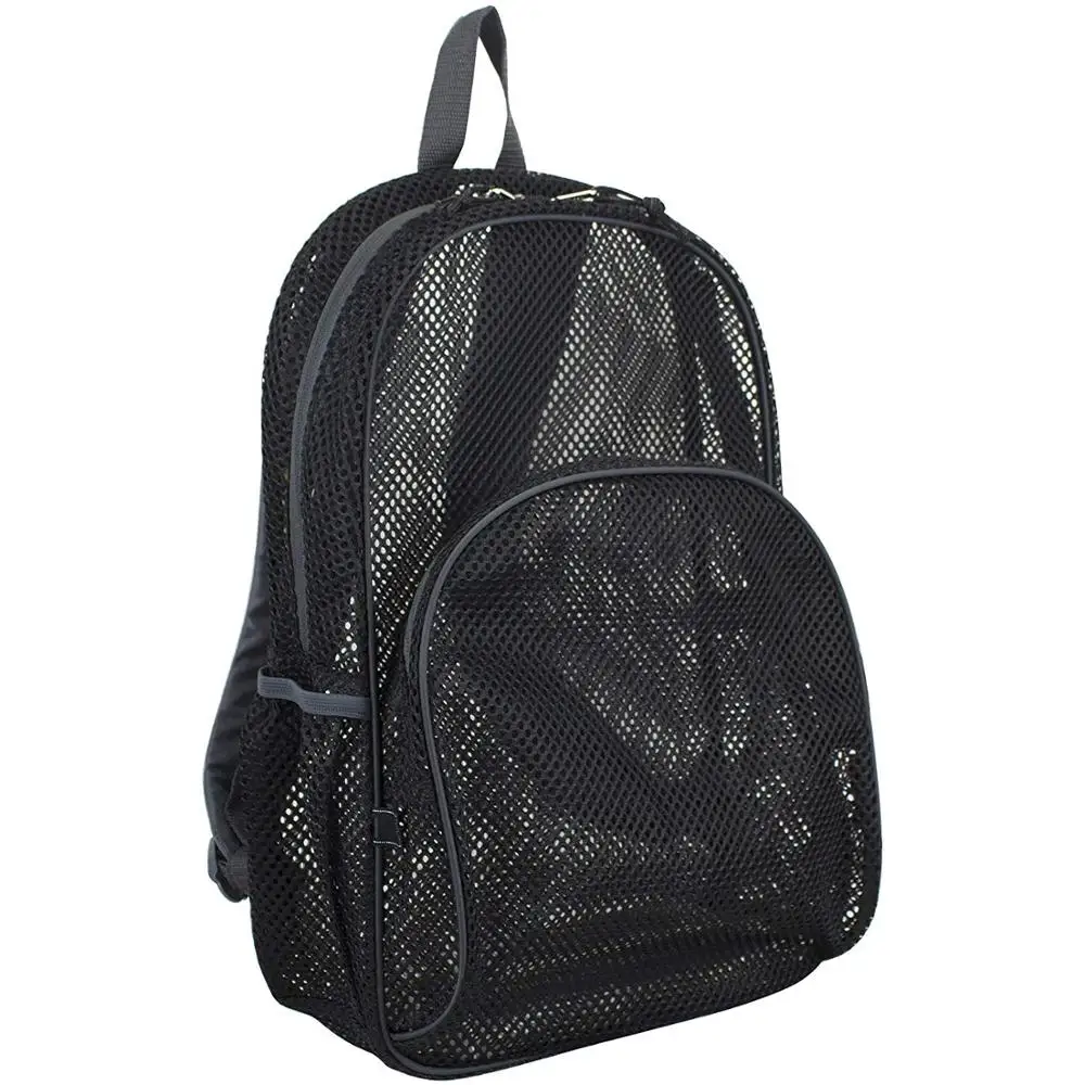 2023 new design light weight students school High Quality Book unisex  Women Mesh customized School shoulder bag Backpack
