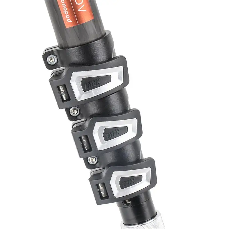 Cayer CF34DVH4 Camera Monopod for Professional Carbon Fiber Video Camera Flexible Tripod Fashional Monopod